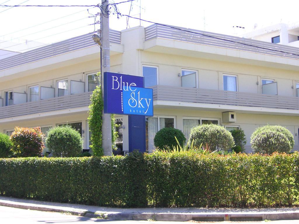 Blue Sky Hotel Glyfáda Bagian luar foto